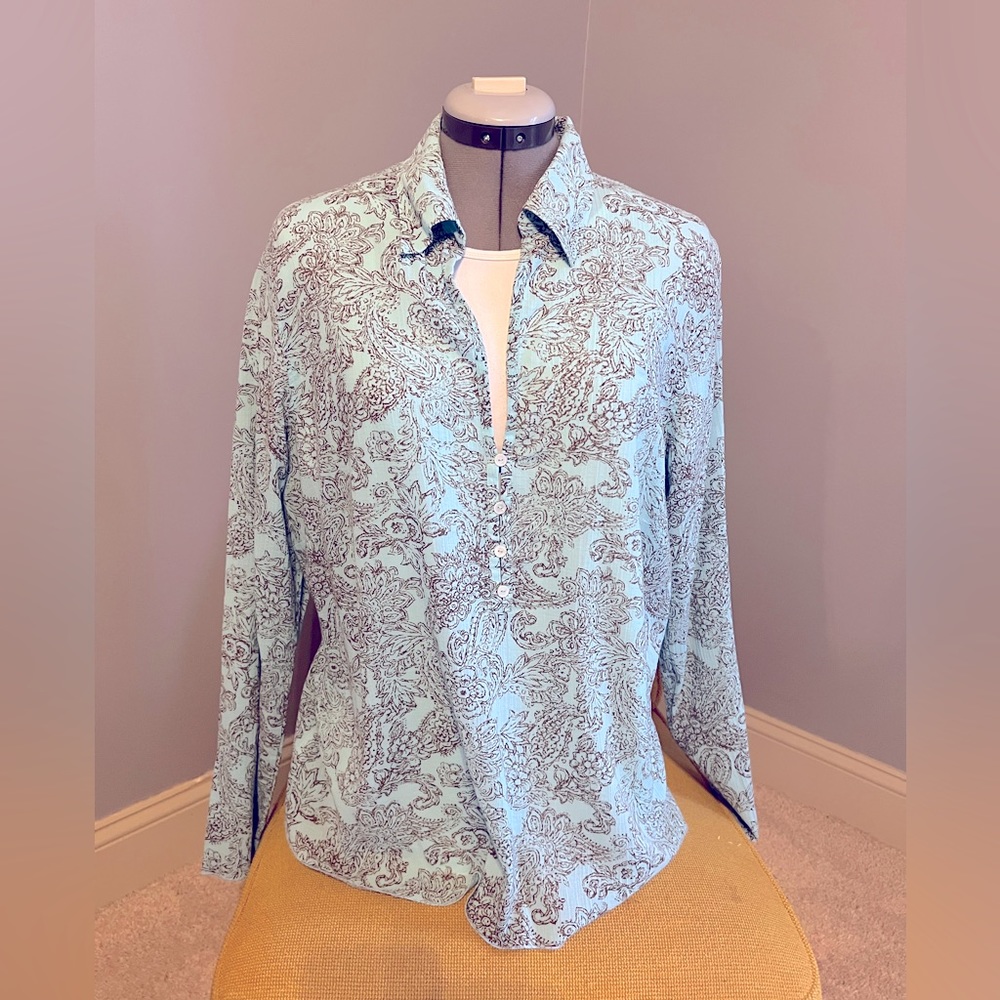 Eddie Bauer light gauze women’s shirt XL Tall
